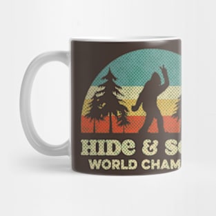 Bigfoot, Hide & Seek World Champion - RETRO Mug